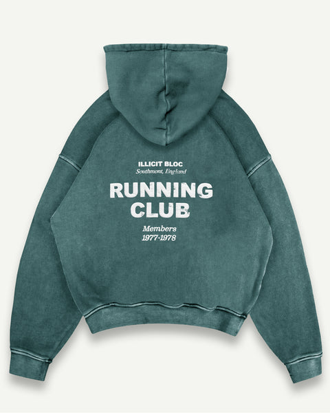 MEMBERS HOODIE - WASHED GREEN