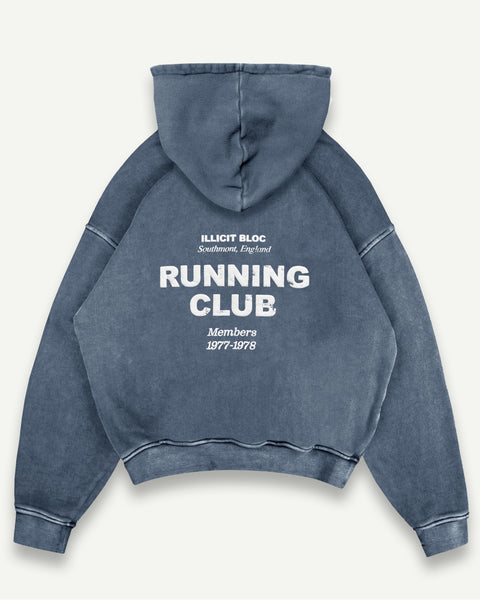 MEMBERS HOODIE - WASHED NAVY