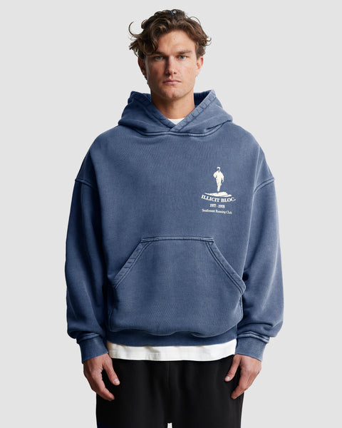 MEMBERS HOODIE - WASHED NAVY