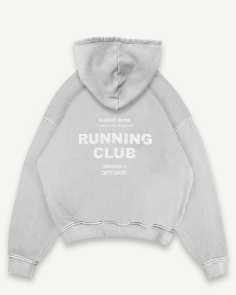 MEMBERS HOODIE - POWDER GREY