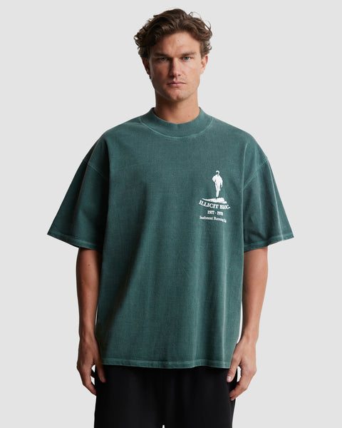 MEMBERS T-SHIRT - WASHED GREEN