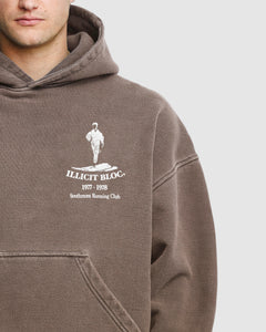 MEMBERS HOODIE - WASHED BROWN