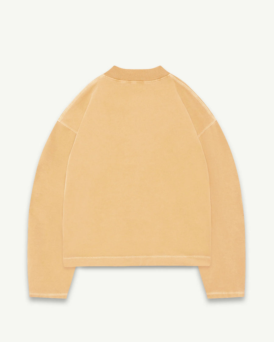 CONCHO CLOUDWEAVE™ HENLEY LONG SLEEVE - MIMOSA