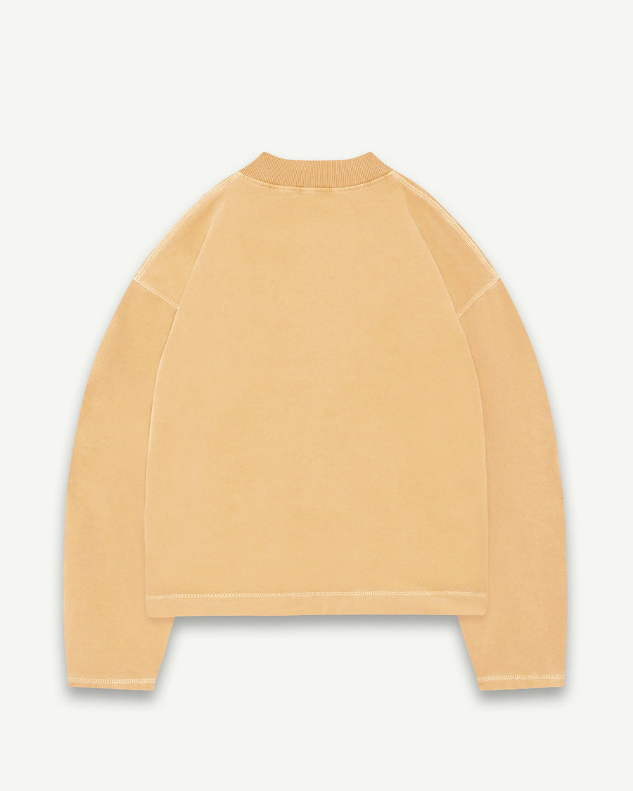 CONCHO CLOUDWEAVE™ HENLEY LONG SLEEVE - MIMOSA