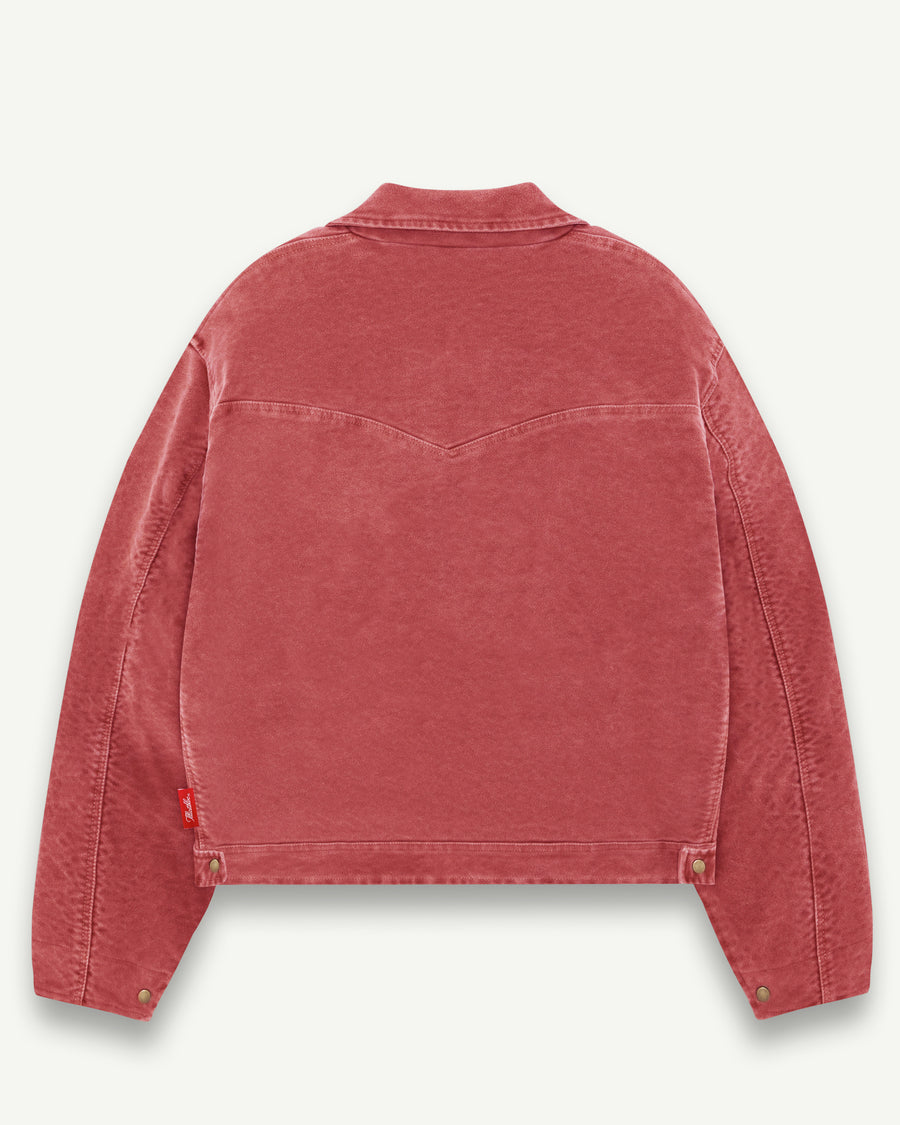 MOLESKIN TRUCKER OVERSHIRT - OUTBACK RED