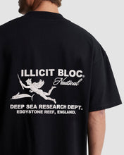 Load image into Gallery viewer, NAUTICAL RESEARCH T-SHIRT - BLACK
