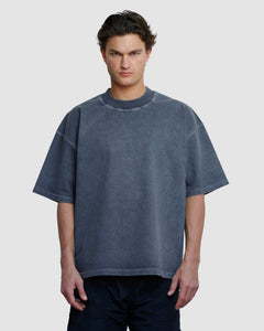 BLANK T-SHIRT - WASHED NAVY