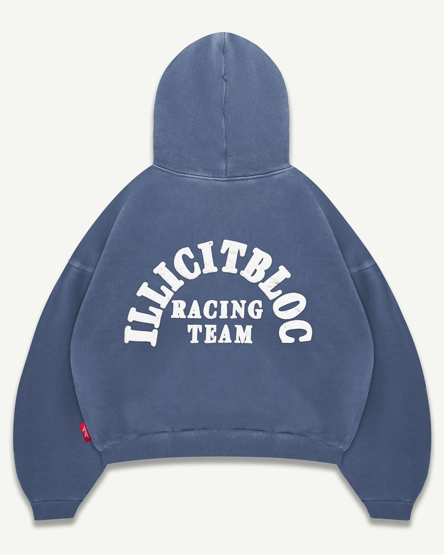RACING TEAM HOODIE - WASHED NAVY