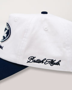 COMPANY STAMP CAP - WHITE/NAVY