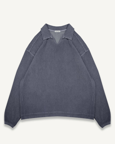 DRILL TOP - WASHED NAVY