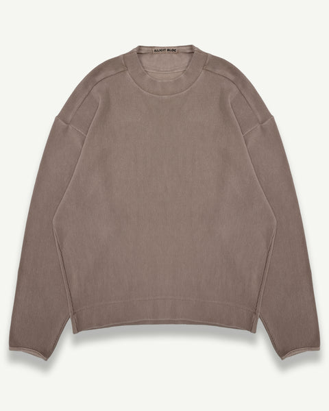 NAUTICAL PULLOVER - WASHED BROWN