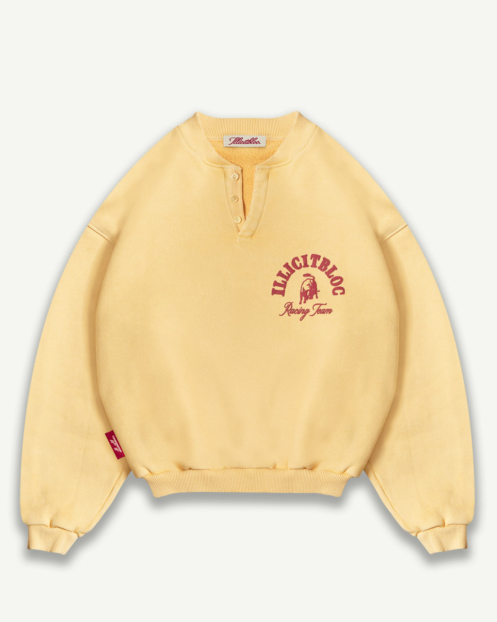 Racing Team Henley Crewneck - Mimosa
