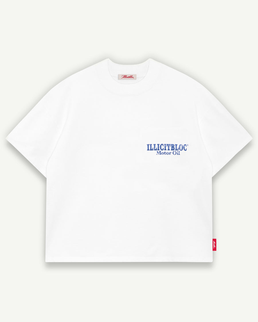 OIL CAN T-SHIRT - WHITE