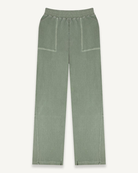 DRILL STRAIGHT LEG - WASHED OLIVE