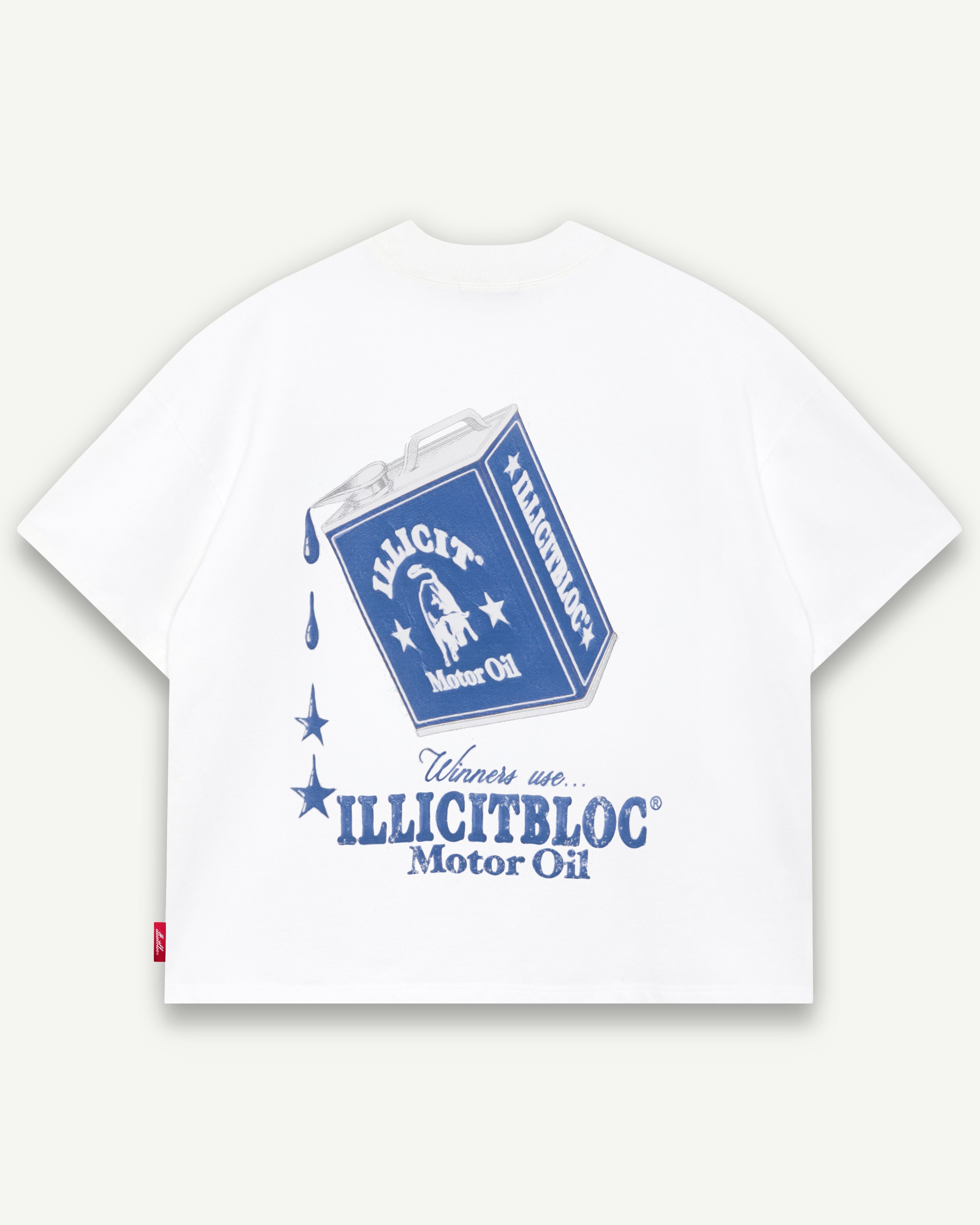 OIL CAN T-SHIRT - WHITE
