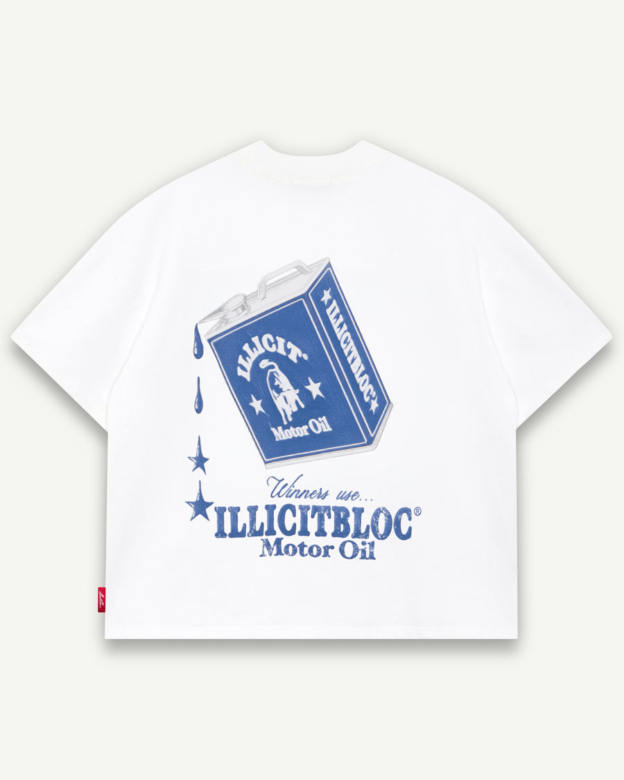 OIL CAN T-SHIRT - WHITE