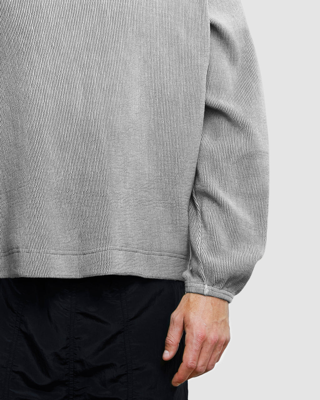 Ottoman Drill Top - Powder Grey