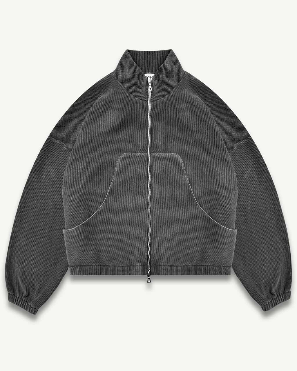 Ottoman Track Jacket - Washed Black