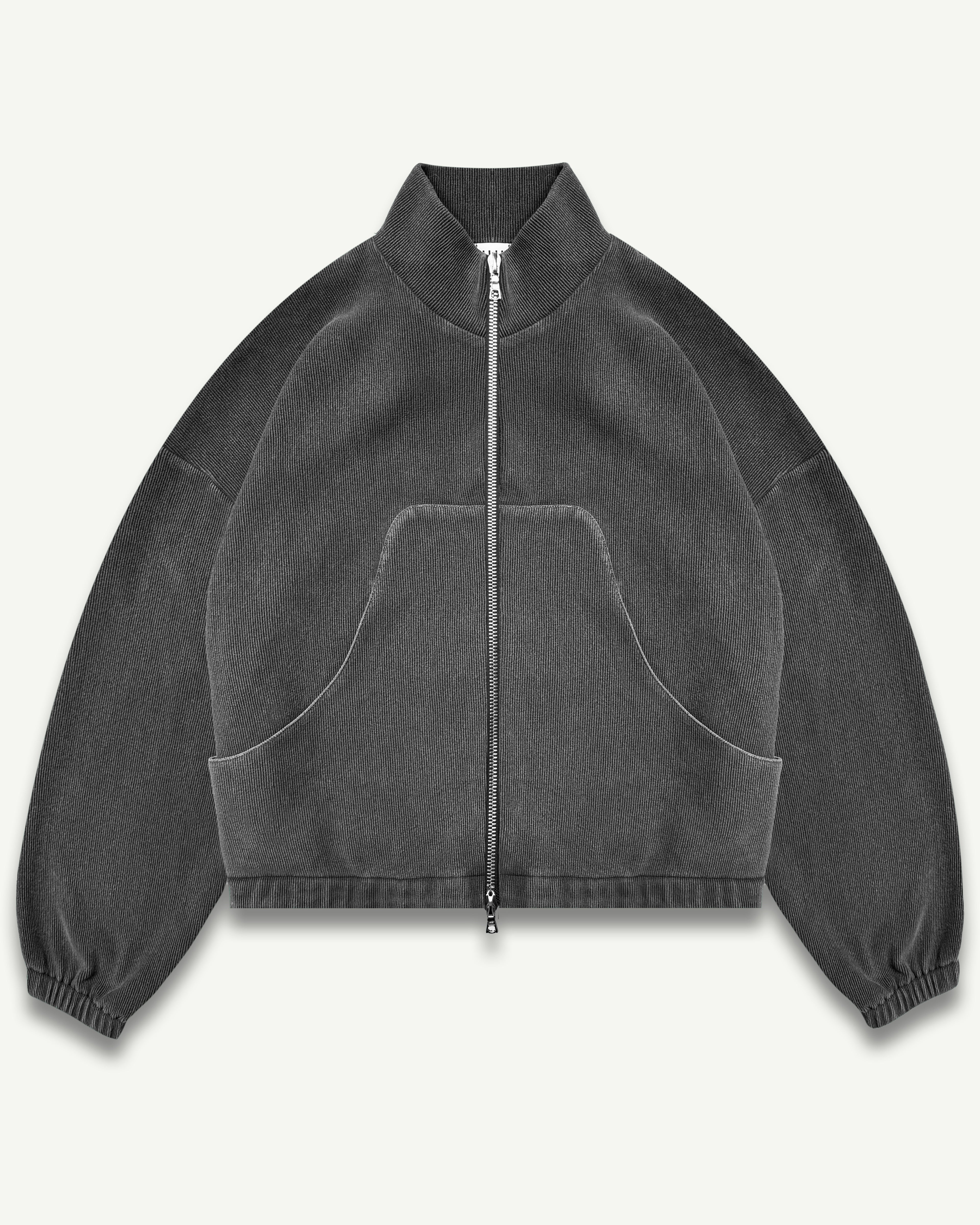 Ottoman Track Jacket - Washed Black