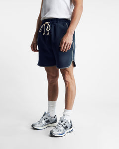 OVERLOCK RUNNING SHORTS - NAVY