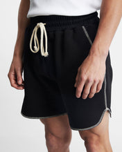 Load image into Gallery viewer, OVERLOCK RUNNING SHORTS - BLACK
