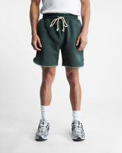 Load image into Gallery viewer, OVERLOCK RUNNING SHORTS - BOTTLE GREEN
