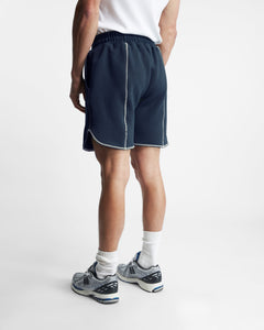 OVERLOCK RUNNING SHORTS - NAVY