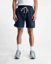 Load image into Gallery viewer, OVERLOCK RUNNING SHORTS - NAVY
