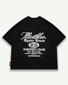 OYSTER HOUSE T-SHIRT - BLACK