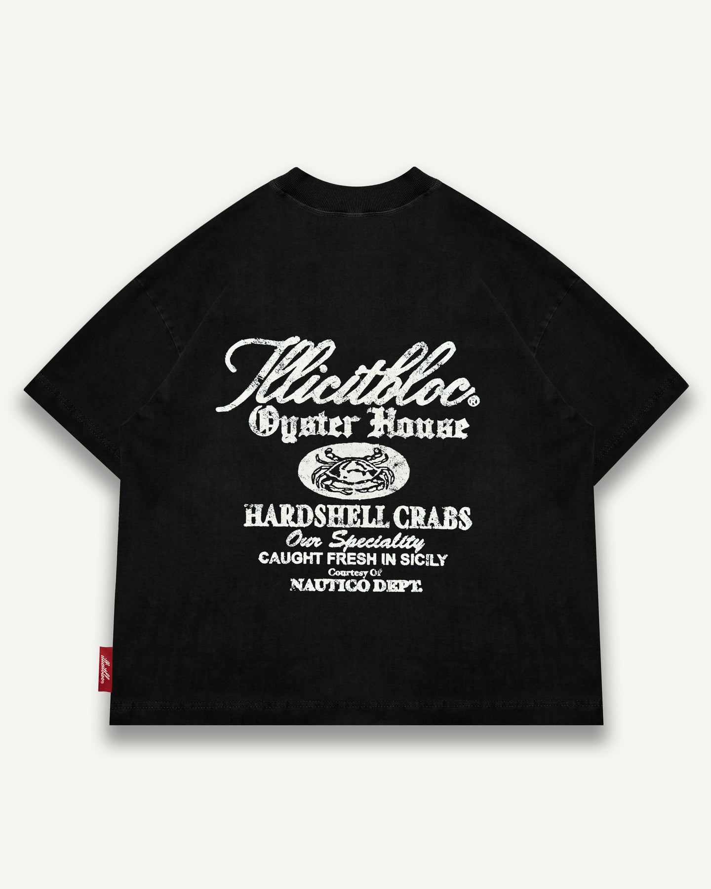 OYSTER HOUSE T-SHIRT - BLACK