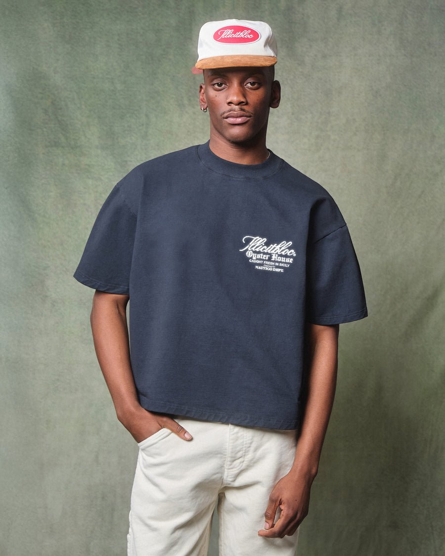 OYSTER HOUSE T-SHIRT - VINTAGE BLACK