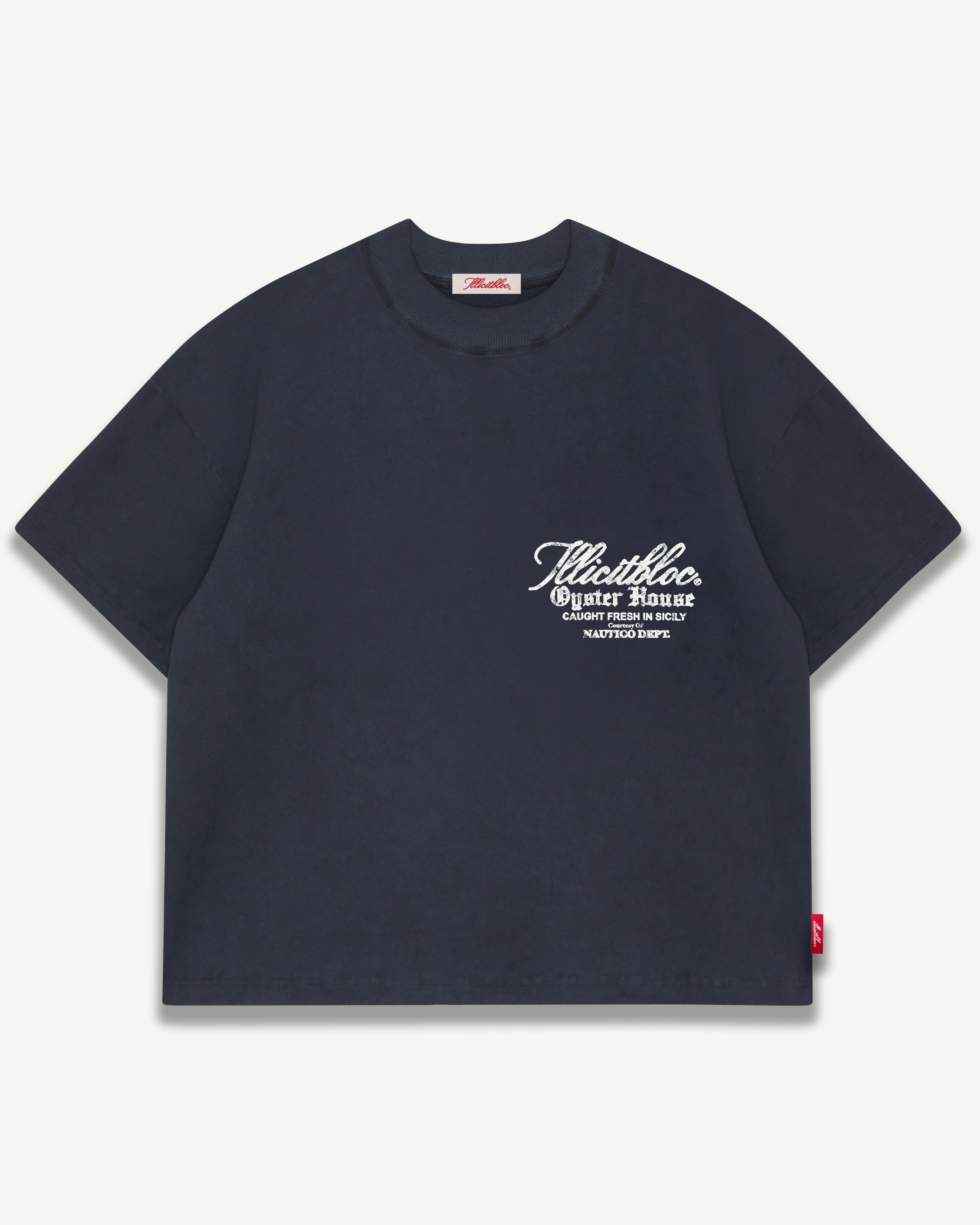 OYSTER HOUSE T-SHIRT - VINTAGE BLACK