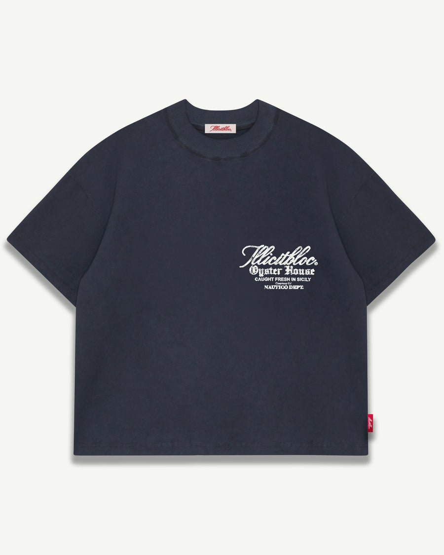 OYSTER HOUSE T-SHIRT - VINTAGE BLACK