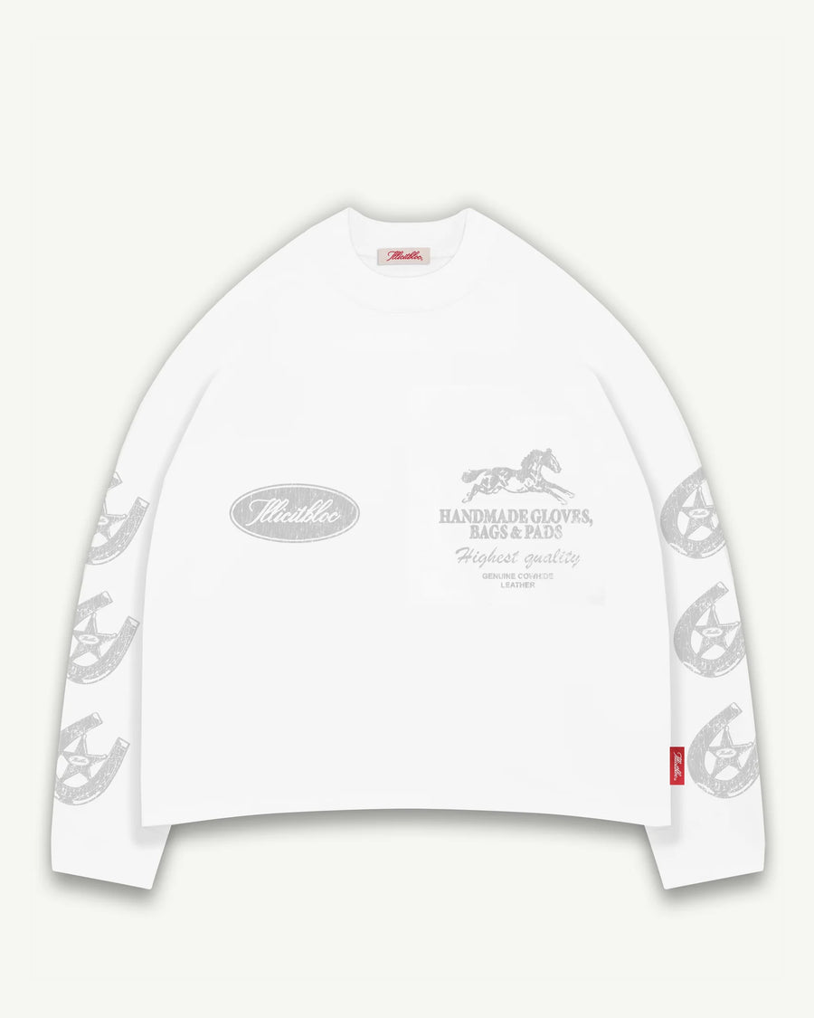 PADS CLOUDWEAVE™ LONG SLEEVE T-SHIRT - WHITE