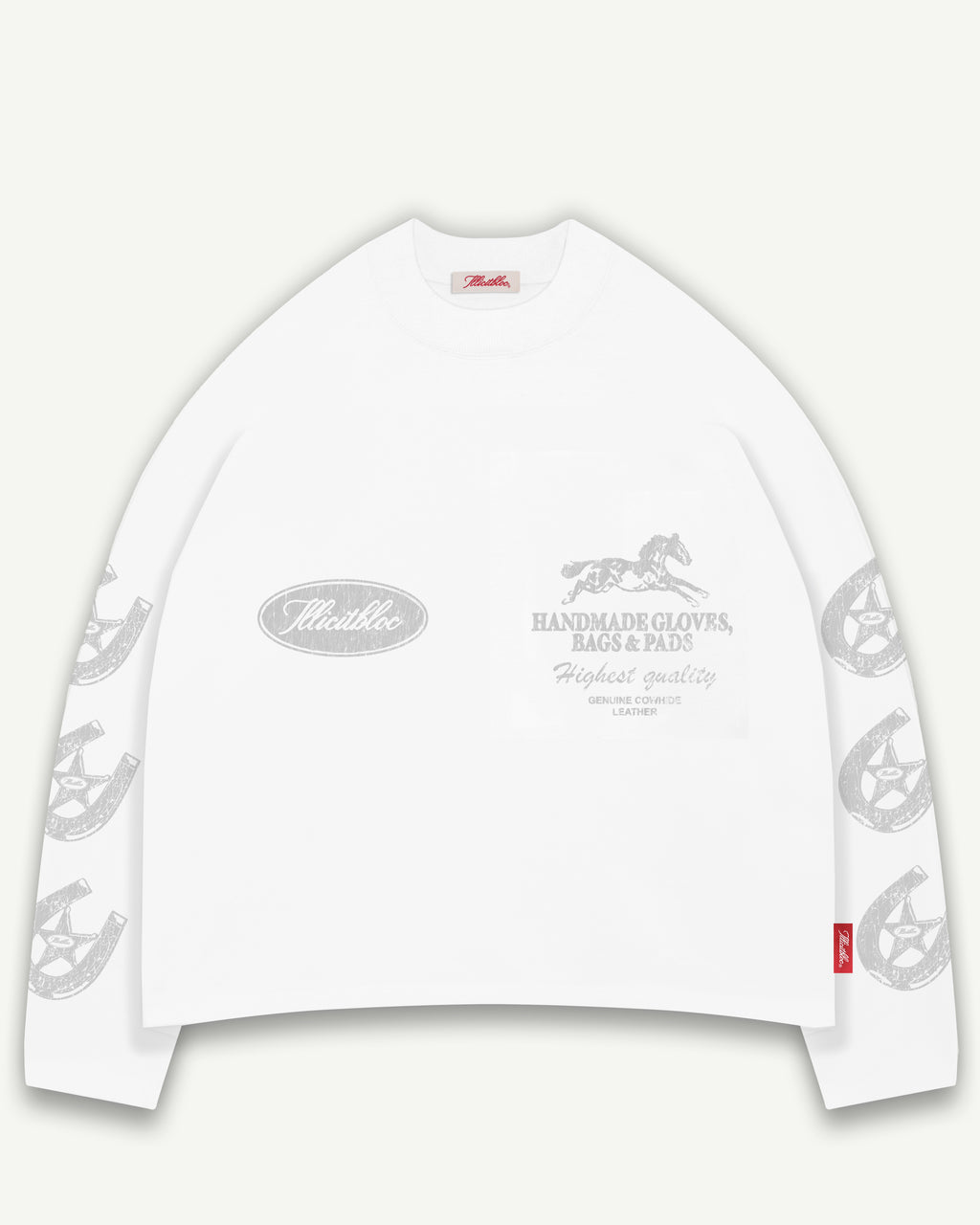 PADS CLOUDWEAVE™ LONG SLEEVE T-SHIRT - WHITE