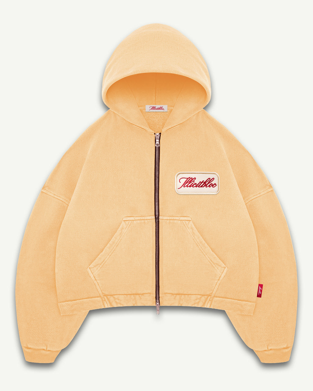 PATCHWORK TITANWEAVE™ ZIP HOODIE - MIMOSA
