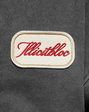 Load image into Gallery viewer, PATCHWORK ZIP HOODIE - WASHED BLACK
