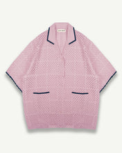 Load image into Gallery viewer, KNITTED CROCHET SHIRT - PINK

