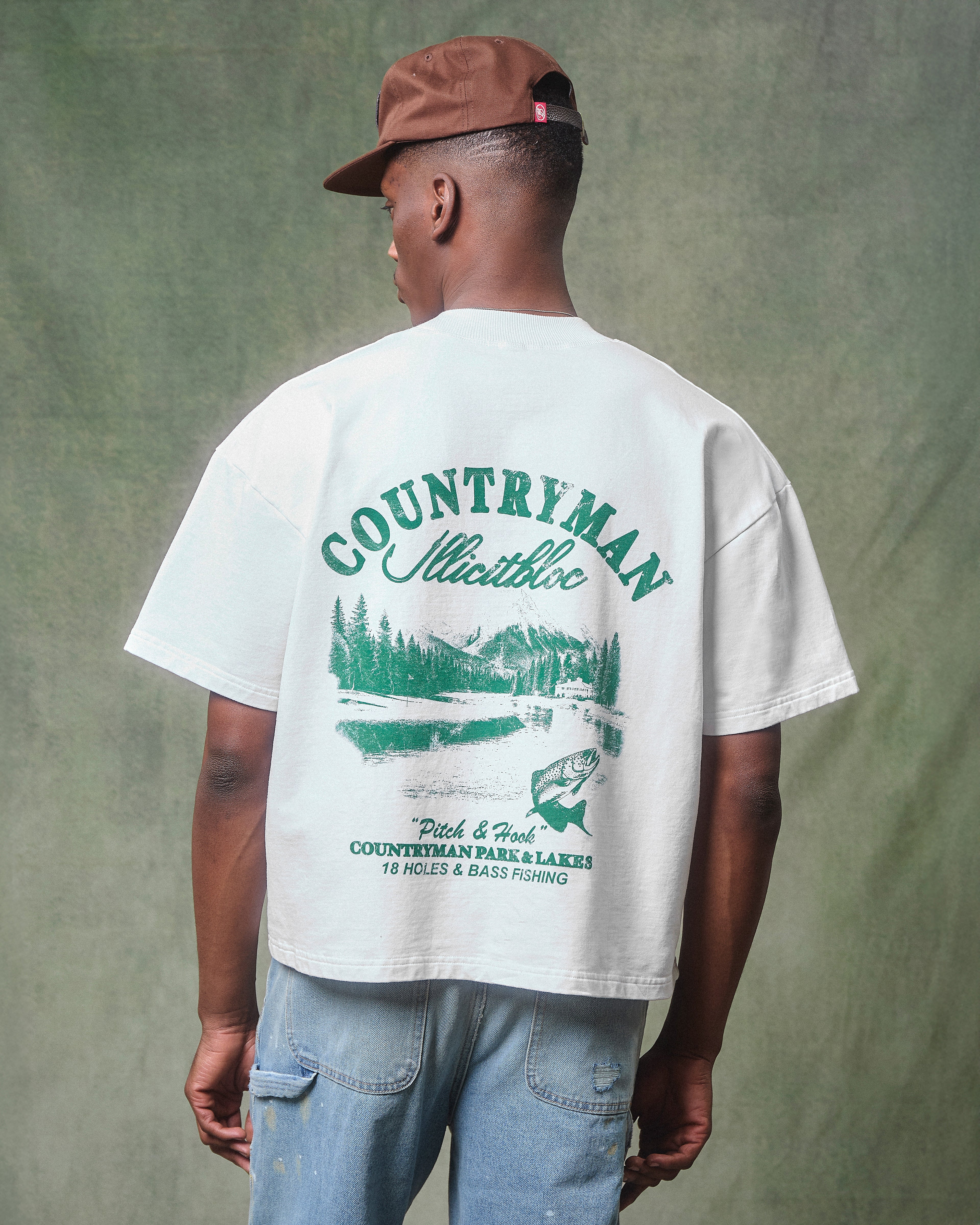 PITCH & HOOK CLOUDWEAVE™ POCKET T-SHIRT - WHITE