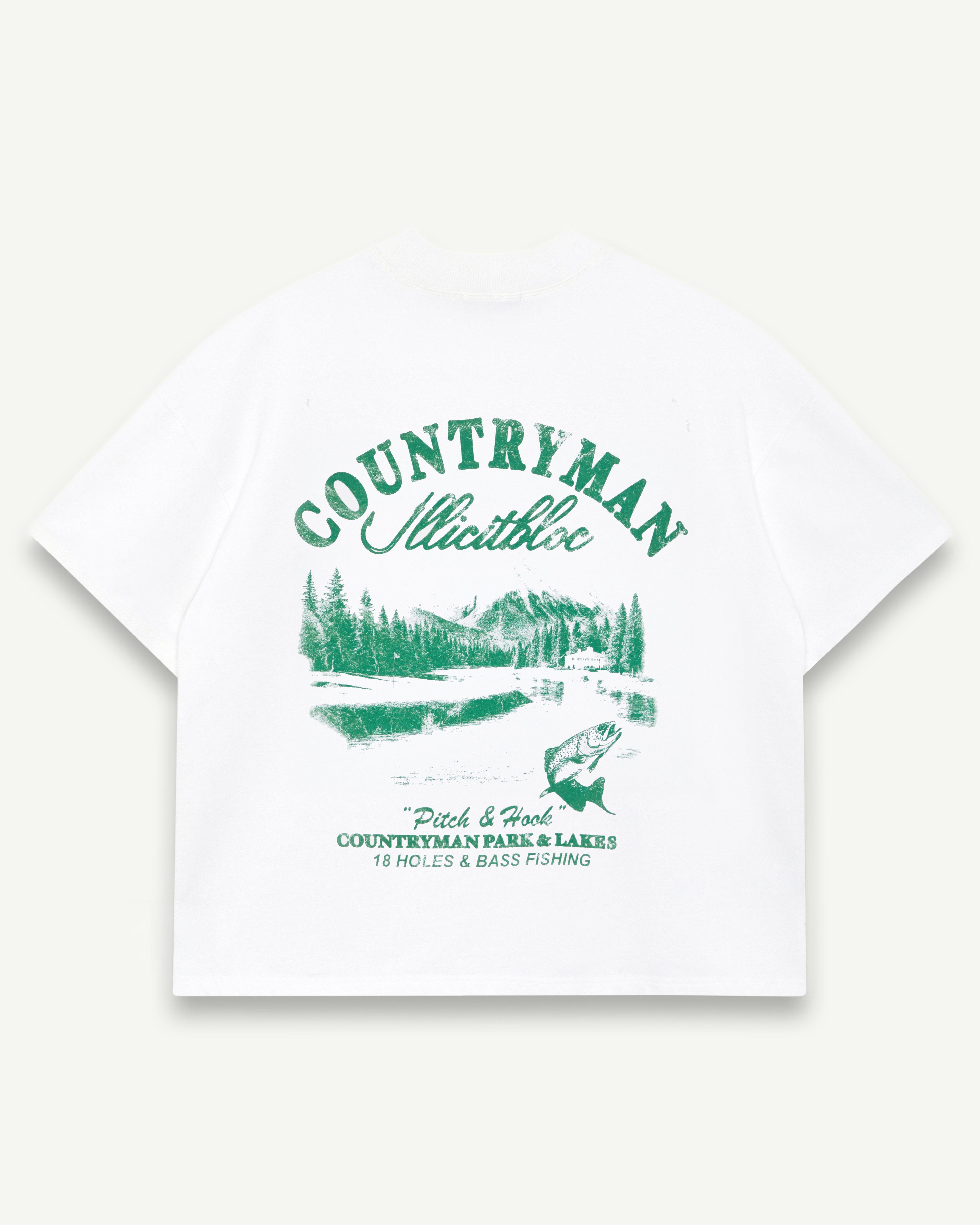 PITCH & HOOK CLOUDWEAVE™ POCKET T-SHIRT - WHITE