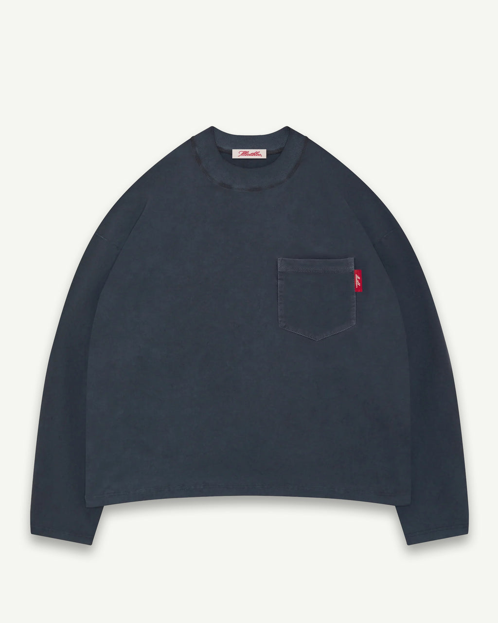 CLASSIC CLOUDWEAVE™ POCKET LONG SLEEVE T-SHIRT - VINTAGE BLACK