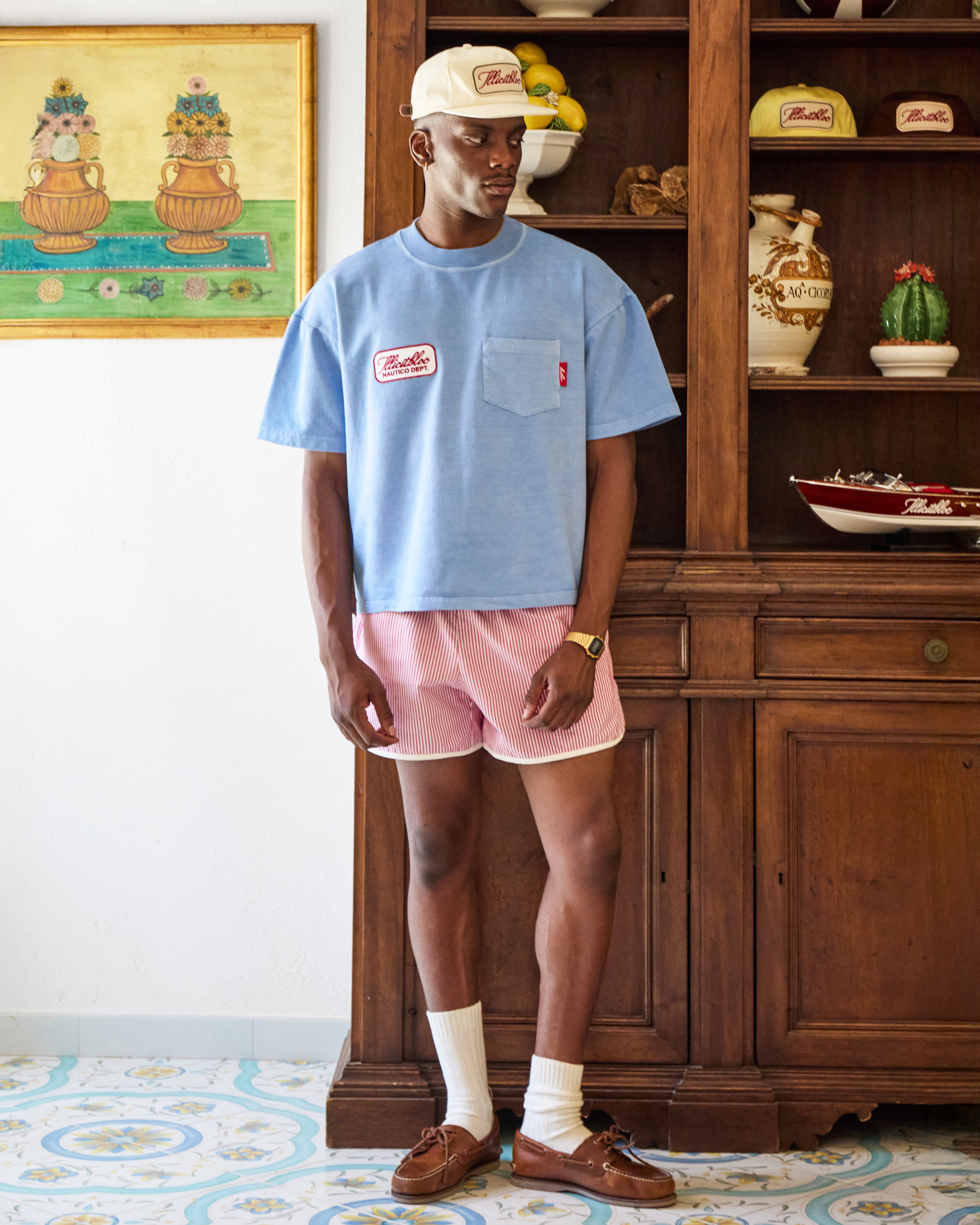 Dept. Pocket T-shirt - Powder Blue