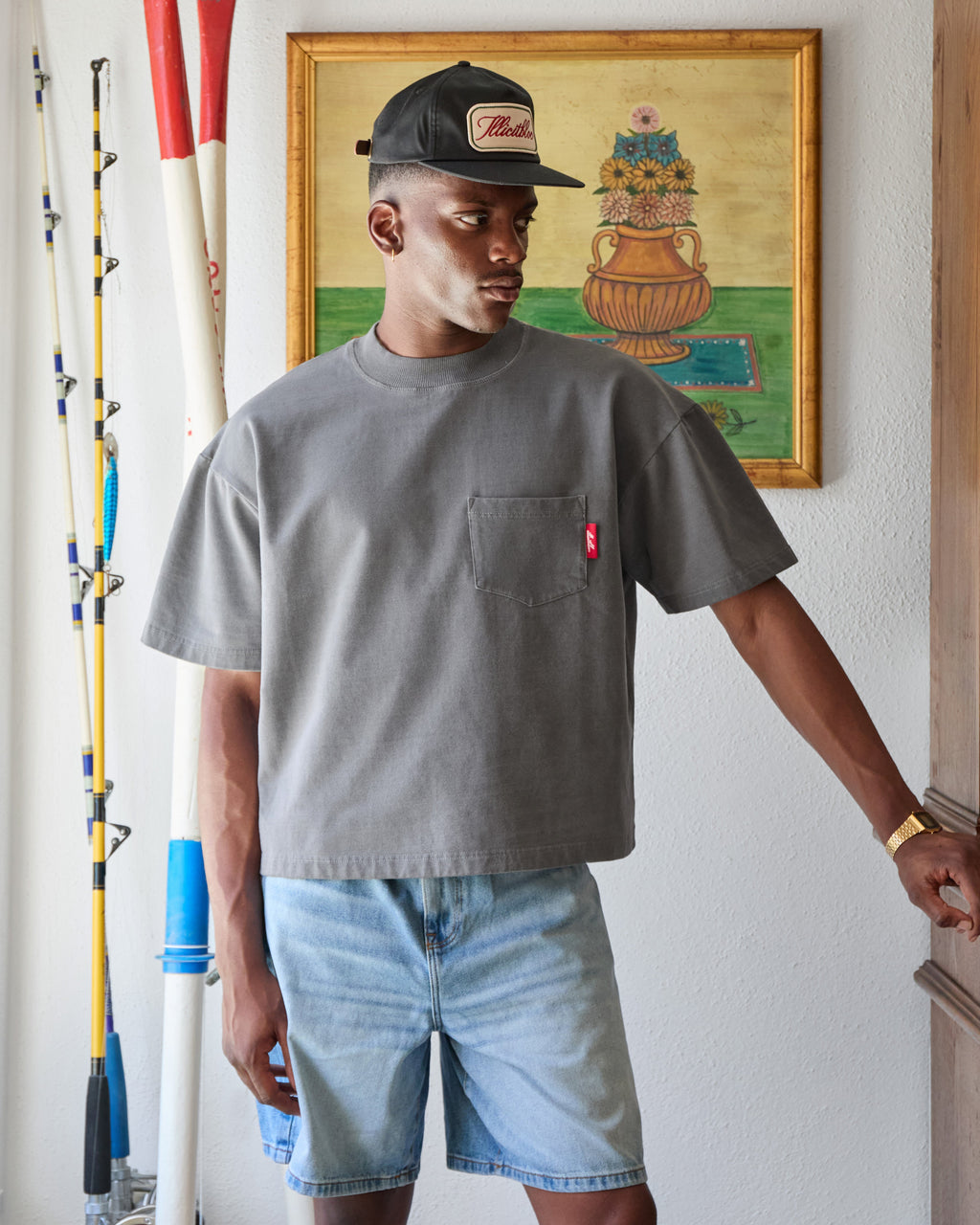 Classic Pocket T-shirt - Charcoal