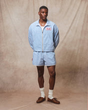 Load image into Gallery viewer, POPLIN DEPT. TRACK JACKET - BLUE/WHITE
