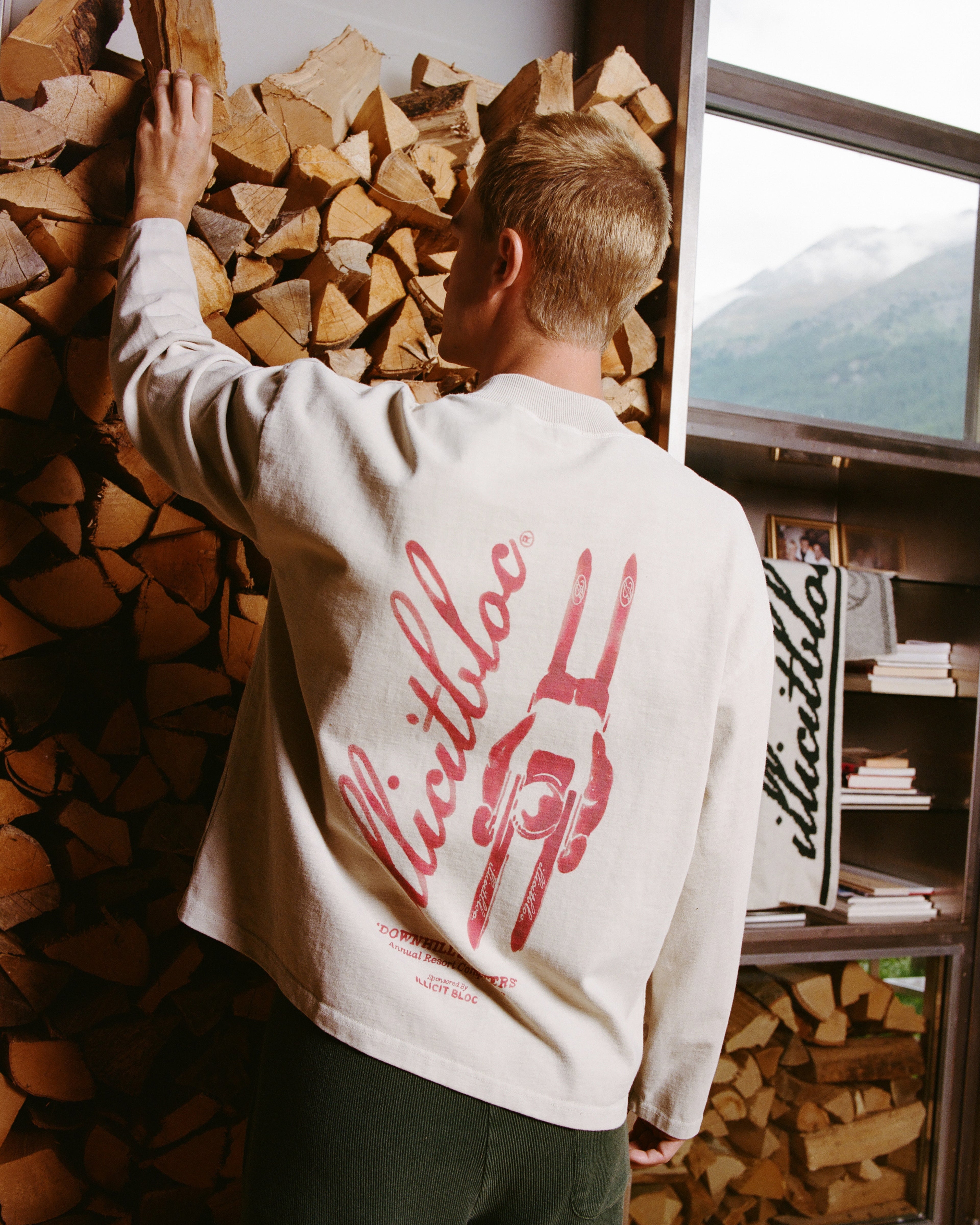 Poster Long Sleeve T-shirt - Oyster