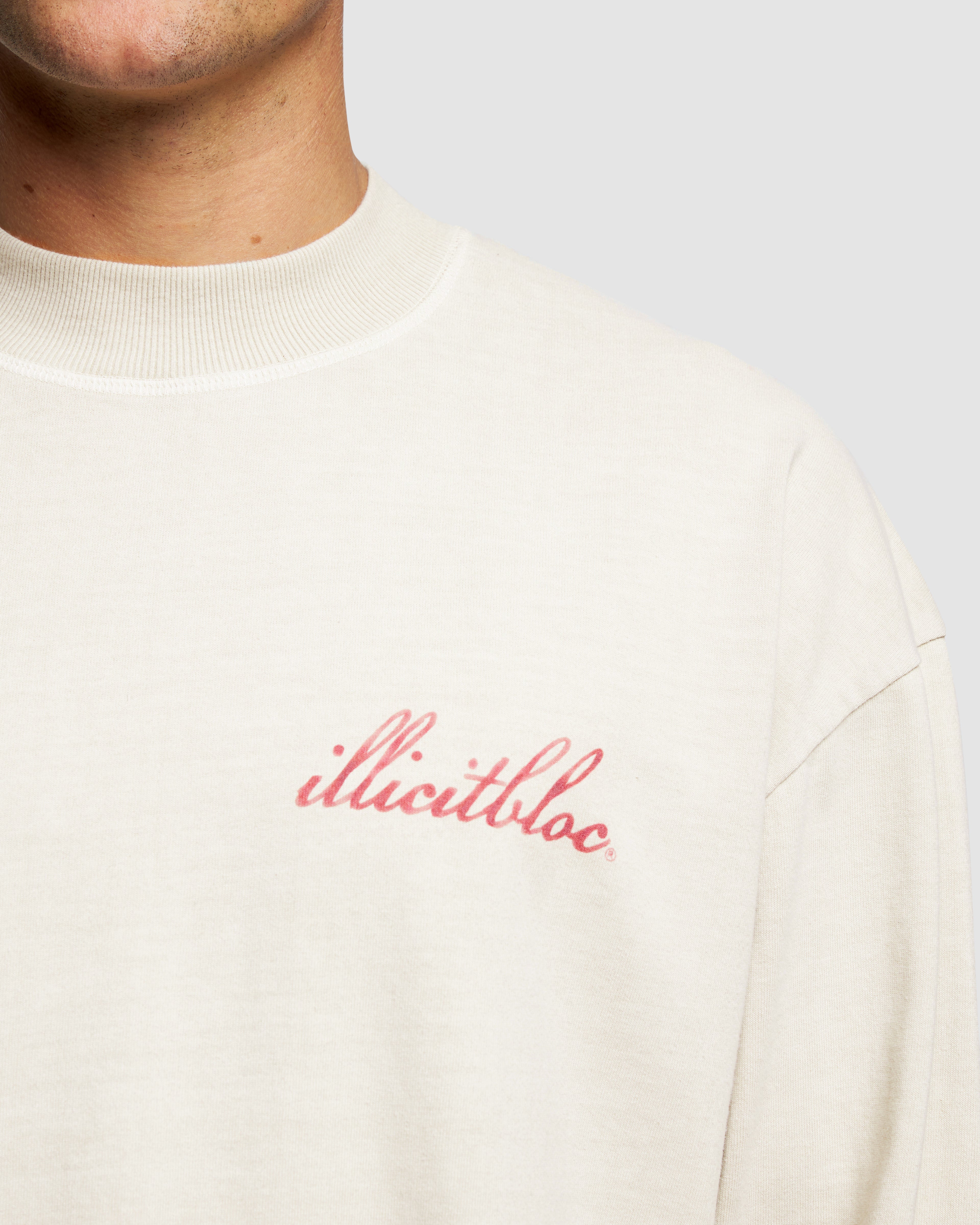 Poster Long Sleeve T-shirt - Oyster