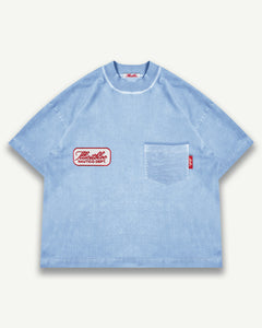 DEPT. POCKET T-SHIRT - POWDER BLUE