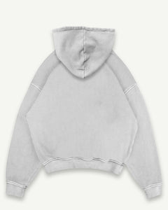 BLANK HOODIE - POWDER GREY