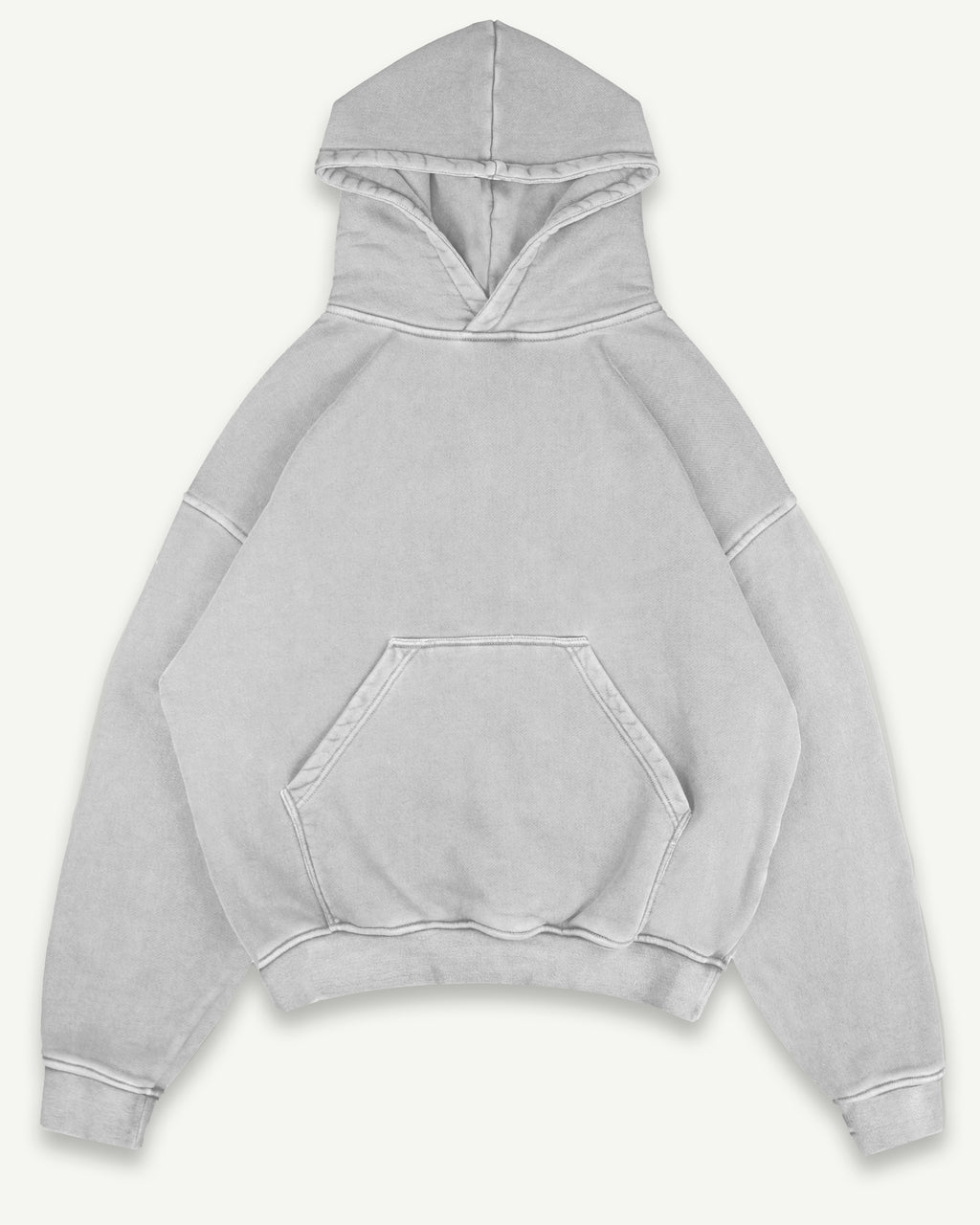 Blank Hoodie - Powder Grey