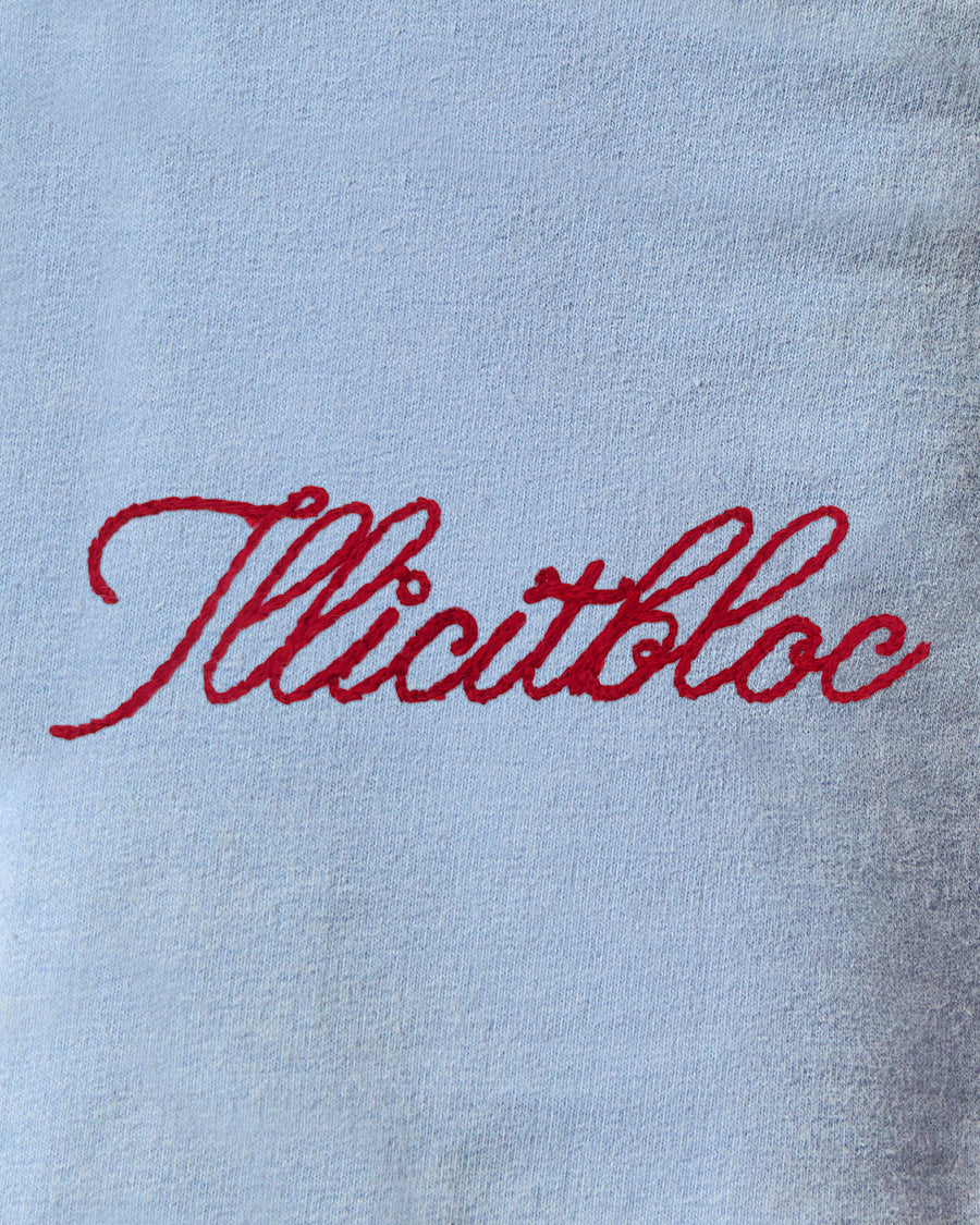 SARDINE POCKET LONG SLEEVE T-SHIRT - POWDER BLUE